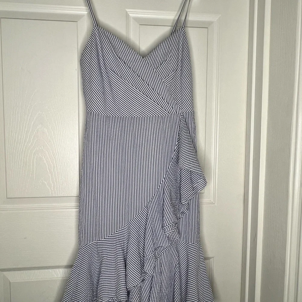 J. Crew Striped Cotton Dress Sz 6